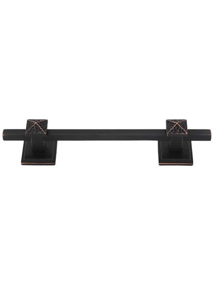 Ruskin Cabinet Pull - 4 inch Center-to-Center in Venetian Bronze.